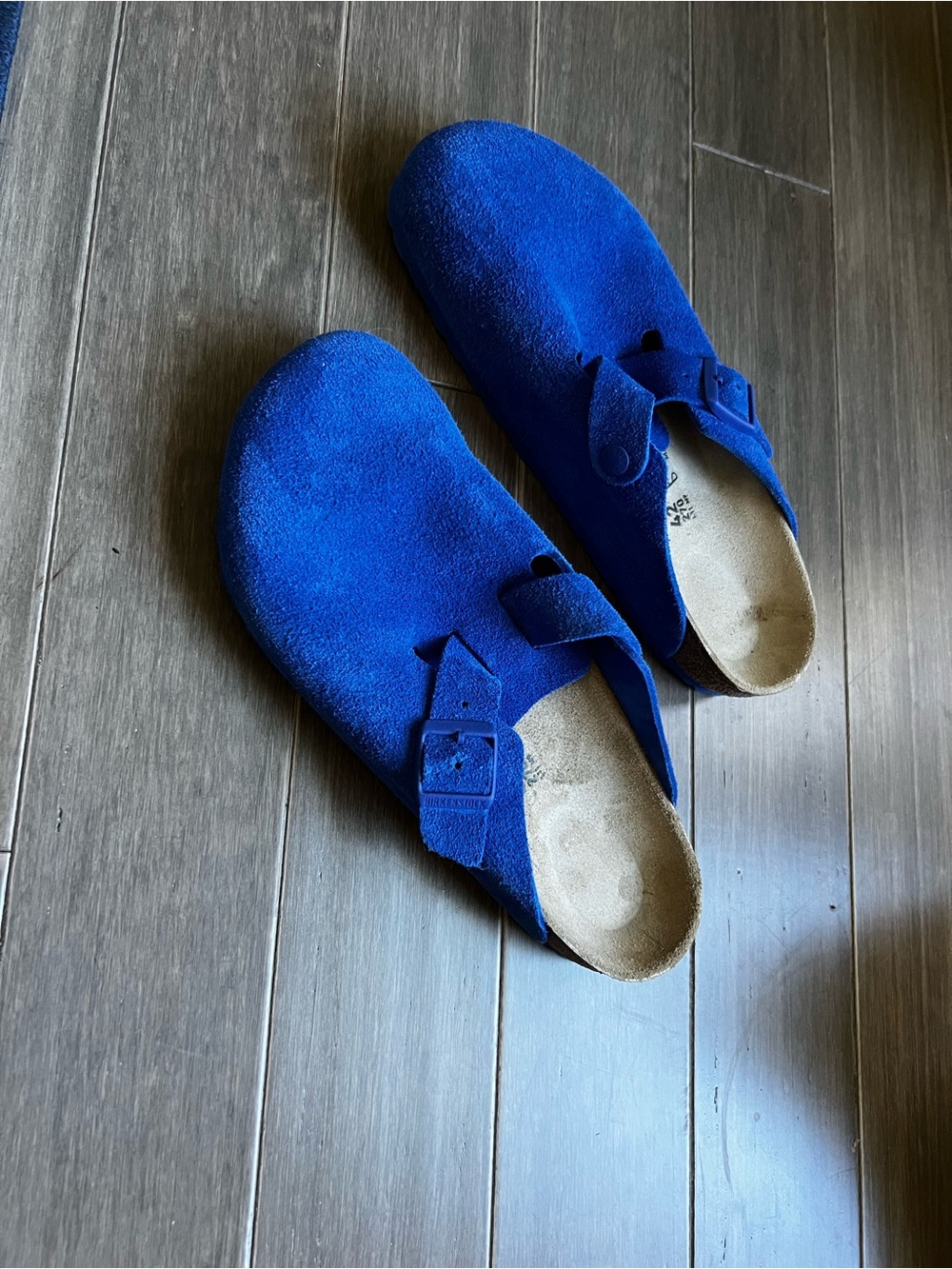 Adult Blue Birkenstock Boston 42